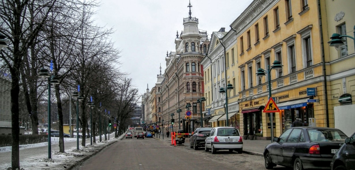フィンランドの街並み