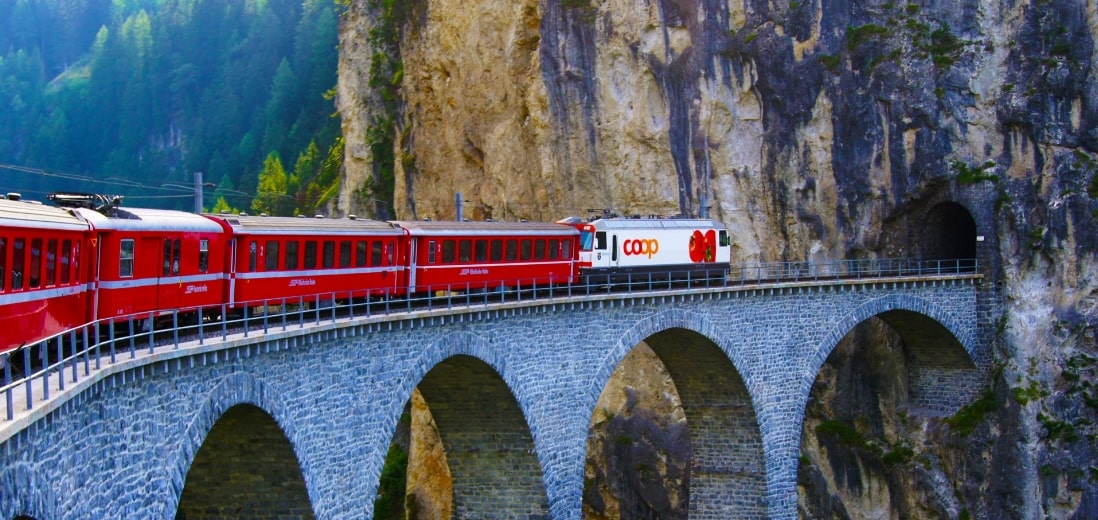 スイスの電車