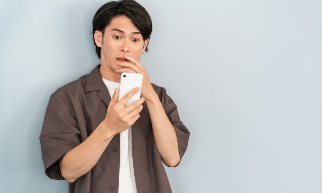 スマホと男性